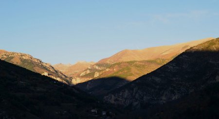 Fin de journée sur le vallon du Refrei