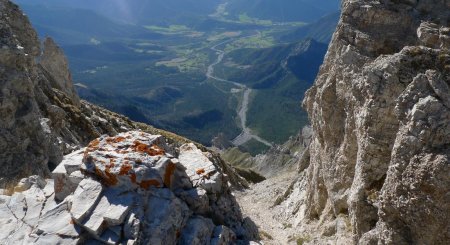 Le col du Portail, versant  Charances