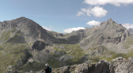 Tête des Lauzières et Rocher Bouchard.