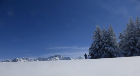 La chaine des Belledonne apparait