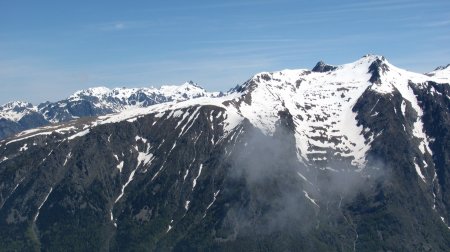 Zoom sur le massif du Taillefer.