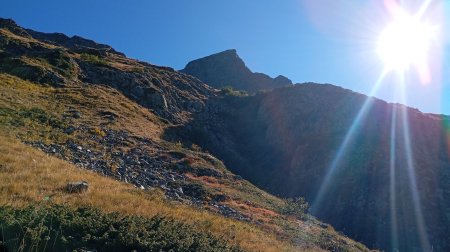 Vue sur l’antécime du Puy des Auberts