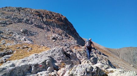 Montée vers le col de la Valette