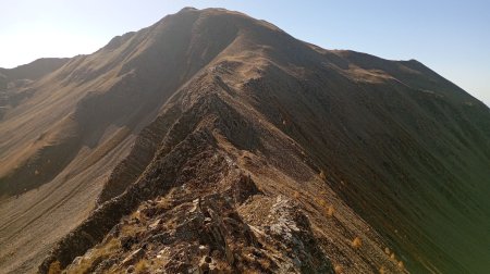 Vue arrière sur les Parrias