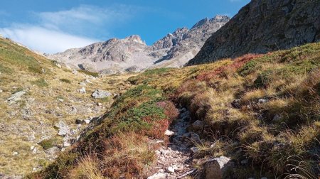 Arrivée sur le haut plateau du Valestrèche