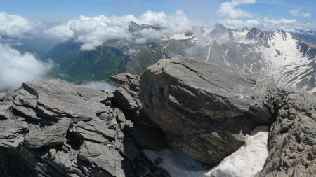 La vue versant italien.