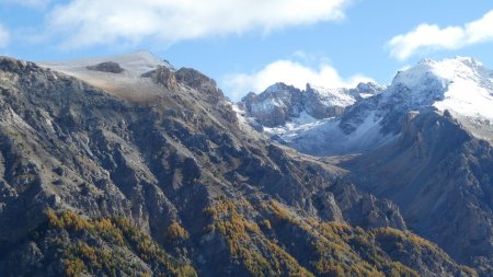 Vue du col de la Scie (rando effectuée dans le sens inverse du topo).