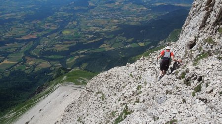 Descente de l’arête de Fluchaire