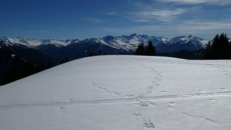 Arrivée au sommet.