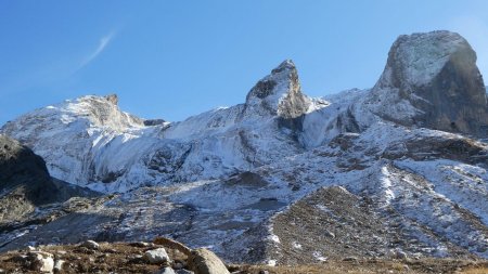 Aux ruines du chalet de l’Arcelin.