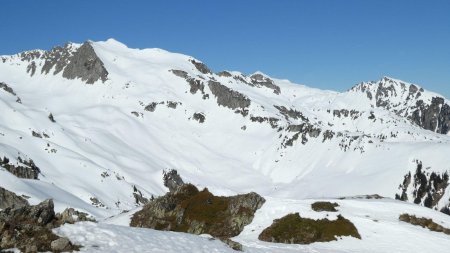 Vers la Pointe de Combe Bronsin, une belle randonnée à faire à skis.