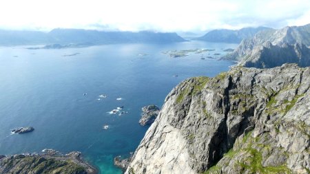 Vue inoubliable sur cette partie superbe des Lofoten.