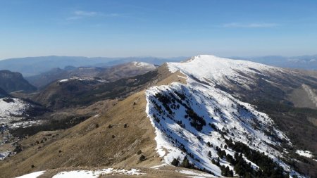 Crêtes à la descente