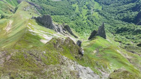 Jonction entre l’arête du Dôme et celle du Moine