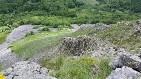 Vue sur l’éperon central