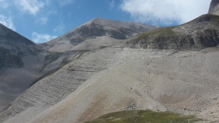 Le Col et la Crête du Rougnou.