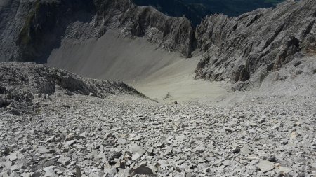 Vue plongeante vers le Col du Portail.