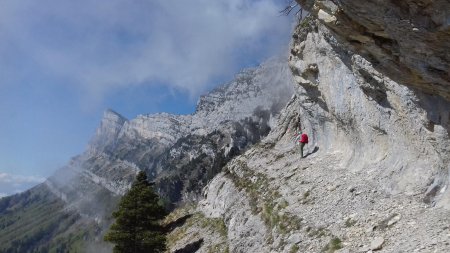 Le départ de la vire