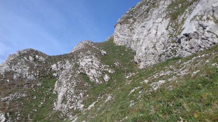 Dernière traversée avant l’arête