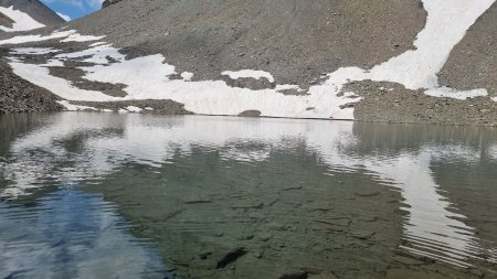 Petit lac pour la pause pique-nique sur le retour