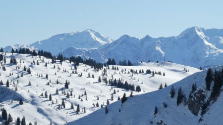 Vers le Grand Mont, le Mont Mirantin.