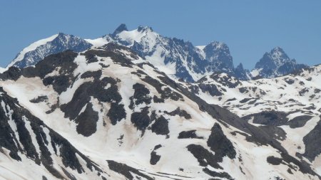 Sommets des Ecrins (Montagne des Agneaux, Pelvoux...)