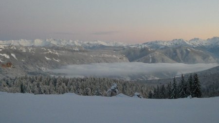 Bauges, Lauzière, nord de Belledonne.