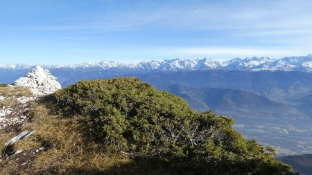 Vue sur massif de Belledonne