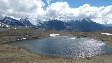 Retour au lac de la Rocheure.