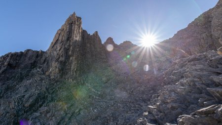 Sur l’arête