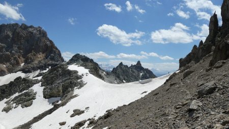 Retour vers le col du Grand Fond.