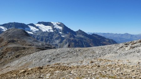 Retour vers le col de Roche Noire.