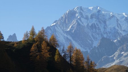 Mont Blanc à contre jour.