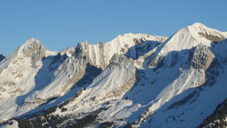 Mont Charvet, Mont Fleuri, Pointe de Tardevant...