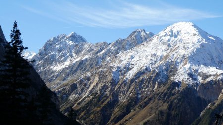 Vers l’Aiguille de Chanrossa, le Petit Mont Blanc...