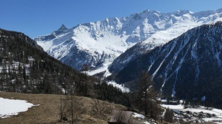 Vallée du Ponturin, Sommet de Bellecôte et l’Aliet.