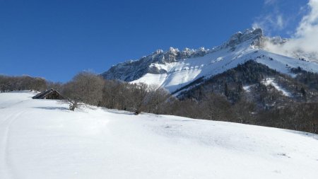 Arrivée au chalet de l’Epion.