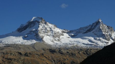 Le Ciarforon (3642m) et Becca di Monciair (3545m)