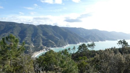 De Punta Mesco : vue sur les Cinque Terre.