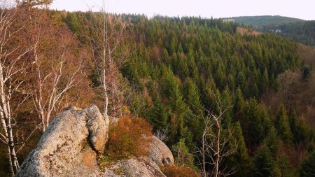 Site rocheux près de Plättig, un sopt tranquille pour le coucher du soleil.