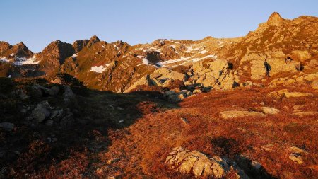 Dernière vue sur le sommet (centre droit).