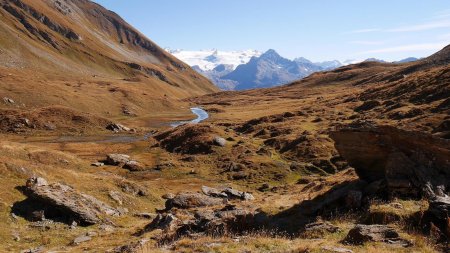 Descente du vallon des Orgères.