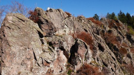 Bocksteinfelsen, ressaut sur la crête.