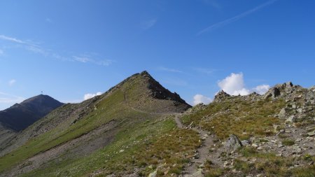 En direction de la crête du Chardonnet.