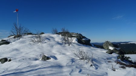 Rochers du sommet.