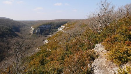 Sentier des crêtes.