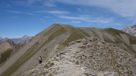 Sur la crête du Grand Chalvet