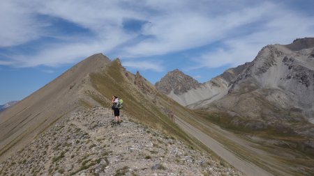 Sur la ligne de crête