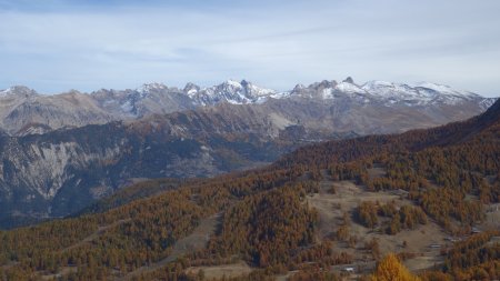 Pics de la Font Sancte, pic des Houerts puis la Mortice Nord et la Mortice Sud