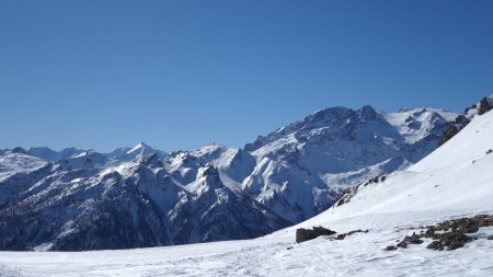 Pointe de l’Aiglière, Pics de Clouzis et de Gardiner, Dôme de Monêtier et Pic du Rif 